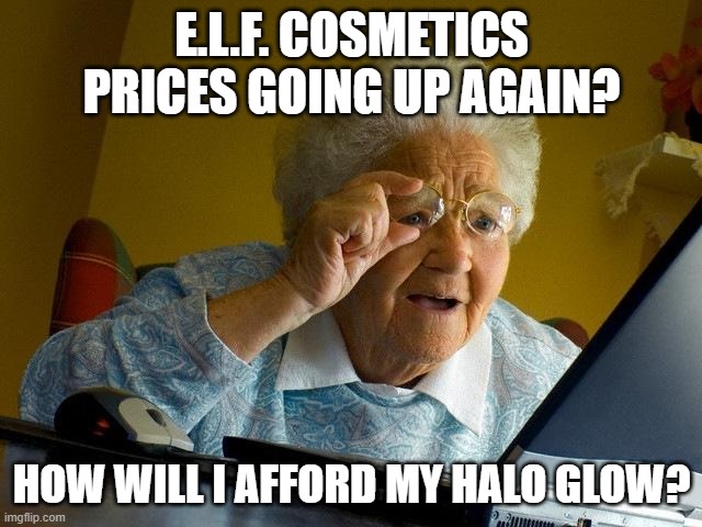 E.L.F 화장품 가격 인상 소식